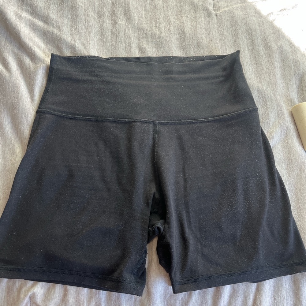 Black Lululemon align shorts, size 8, 4” inseam